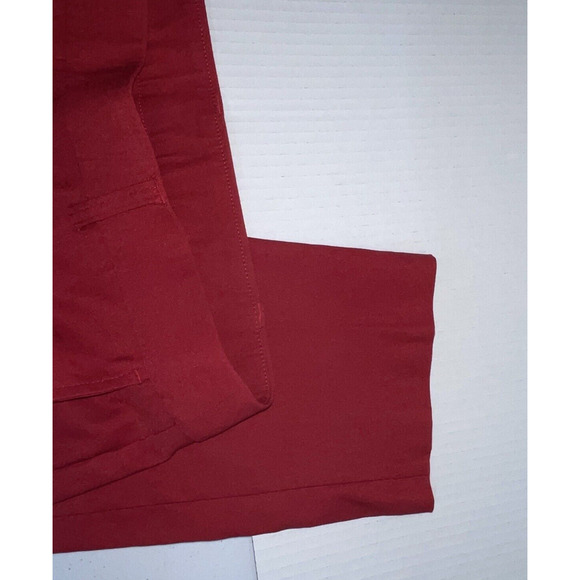 New! With Tags Red Rafaella Casual Pants Size 10 - Picture 3 of 7